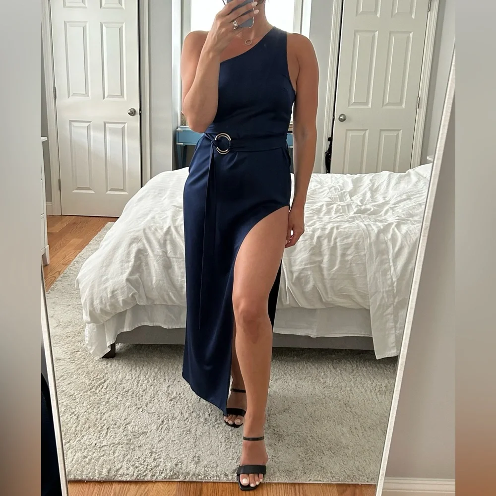 One-Shoulder Long Dress - Picture 1 of 5